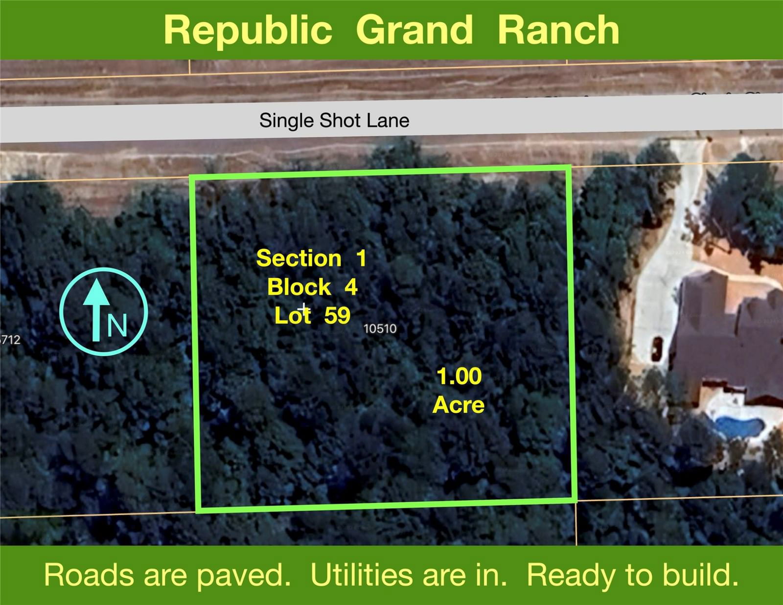 Real estate property located at 10510 Single Shot, Montgomery, Republic Grand Ranch, Willis, TX, US