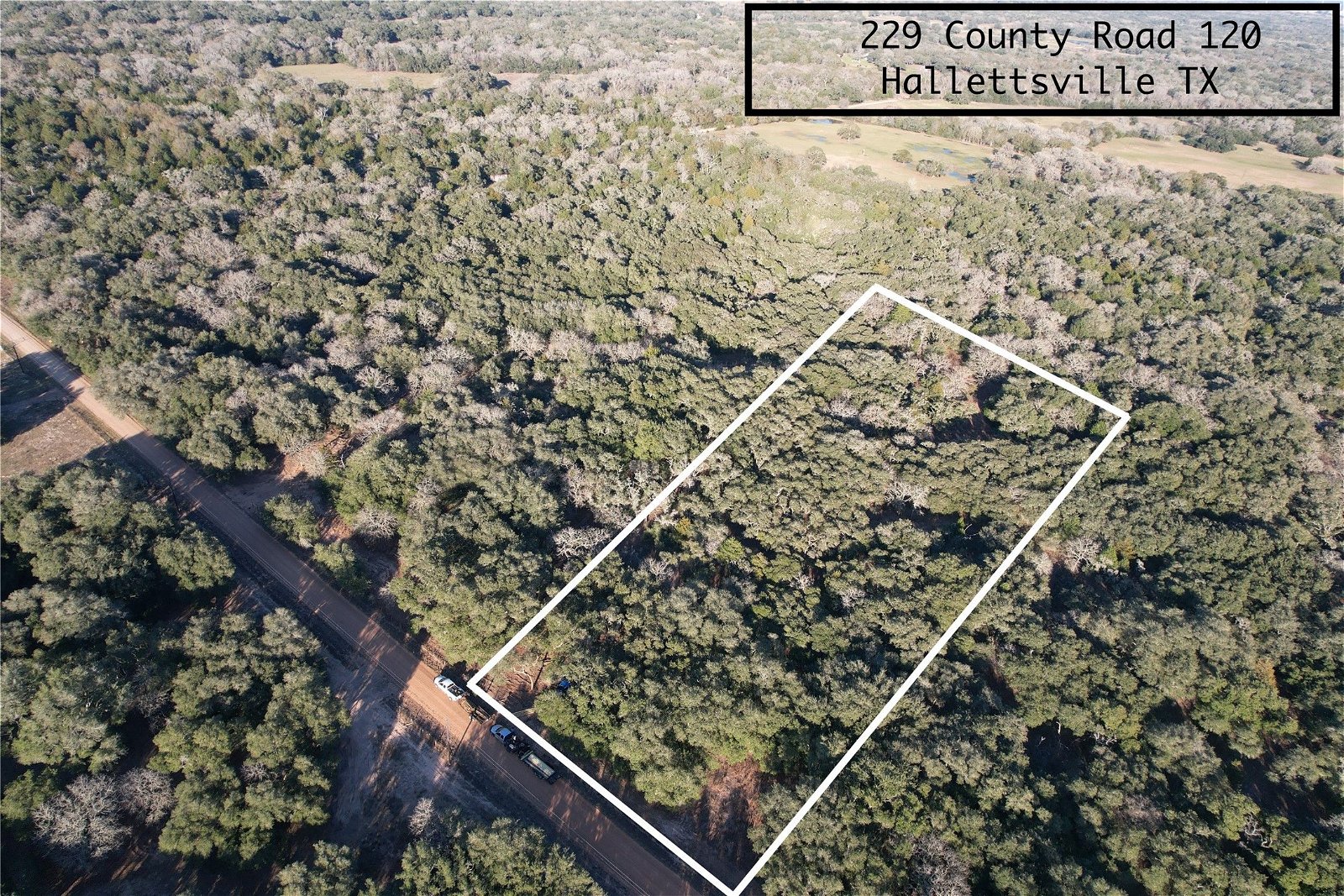 Real estate property located at 229 County Road 120, Lavaca, Hallettsville, TX, US