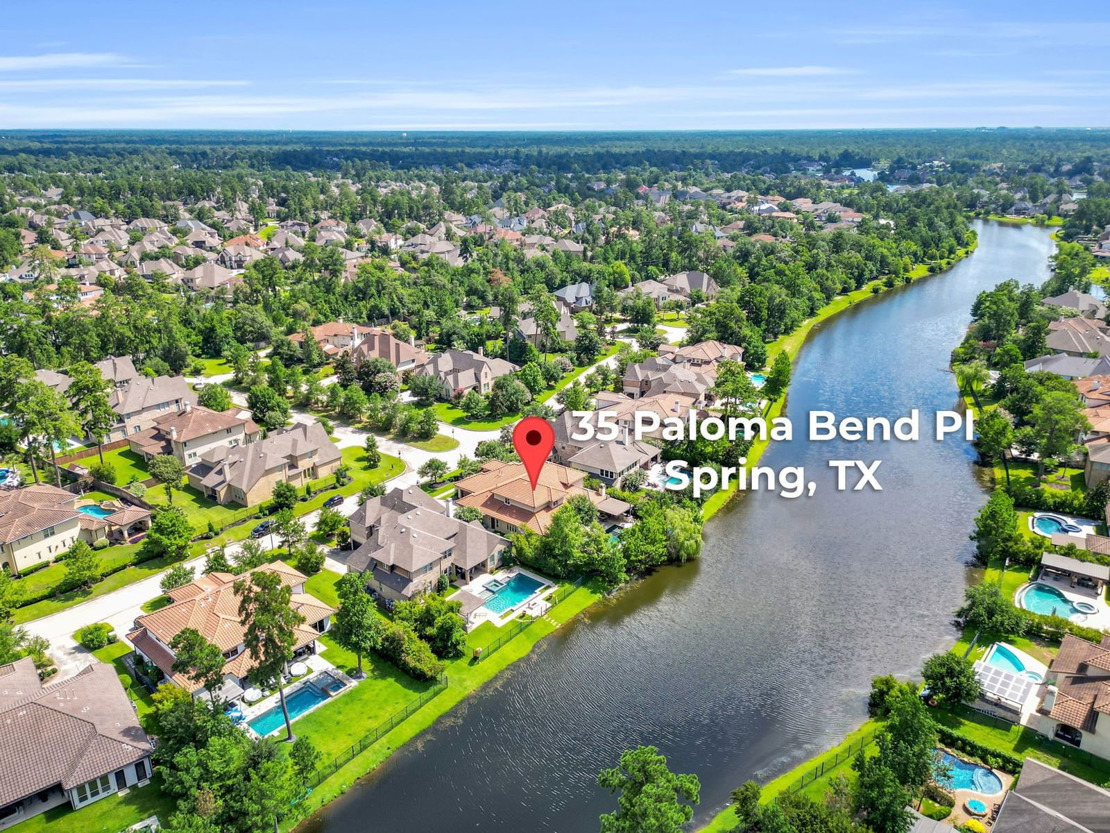 Real estate property located at 35 Paloma Bend Pl, Harris, The Woodlands Creekside Park K 25, Spring, TX, US