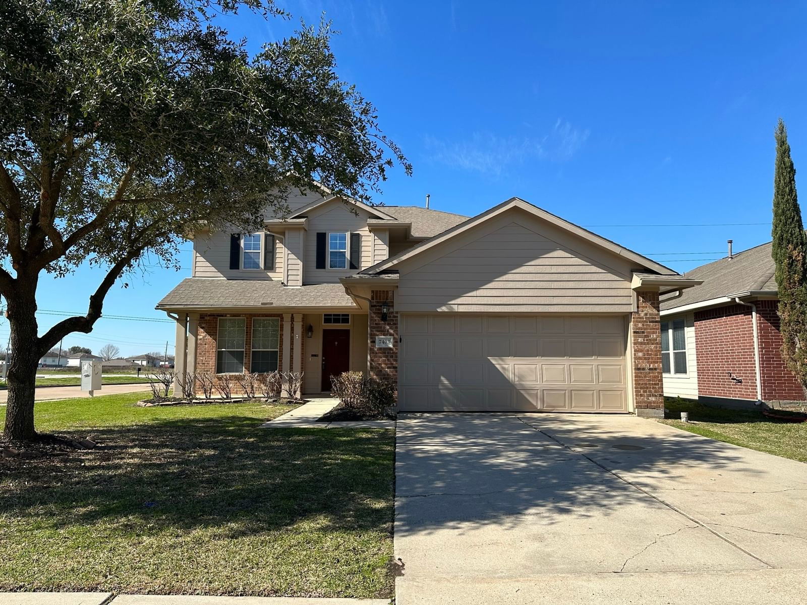 Real estate property located at 7403 Bering Landing, Harris, Oak Lndg Sec 1, Cypress, TX, US