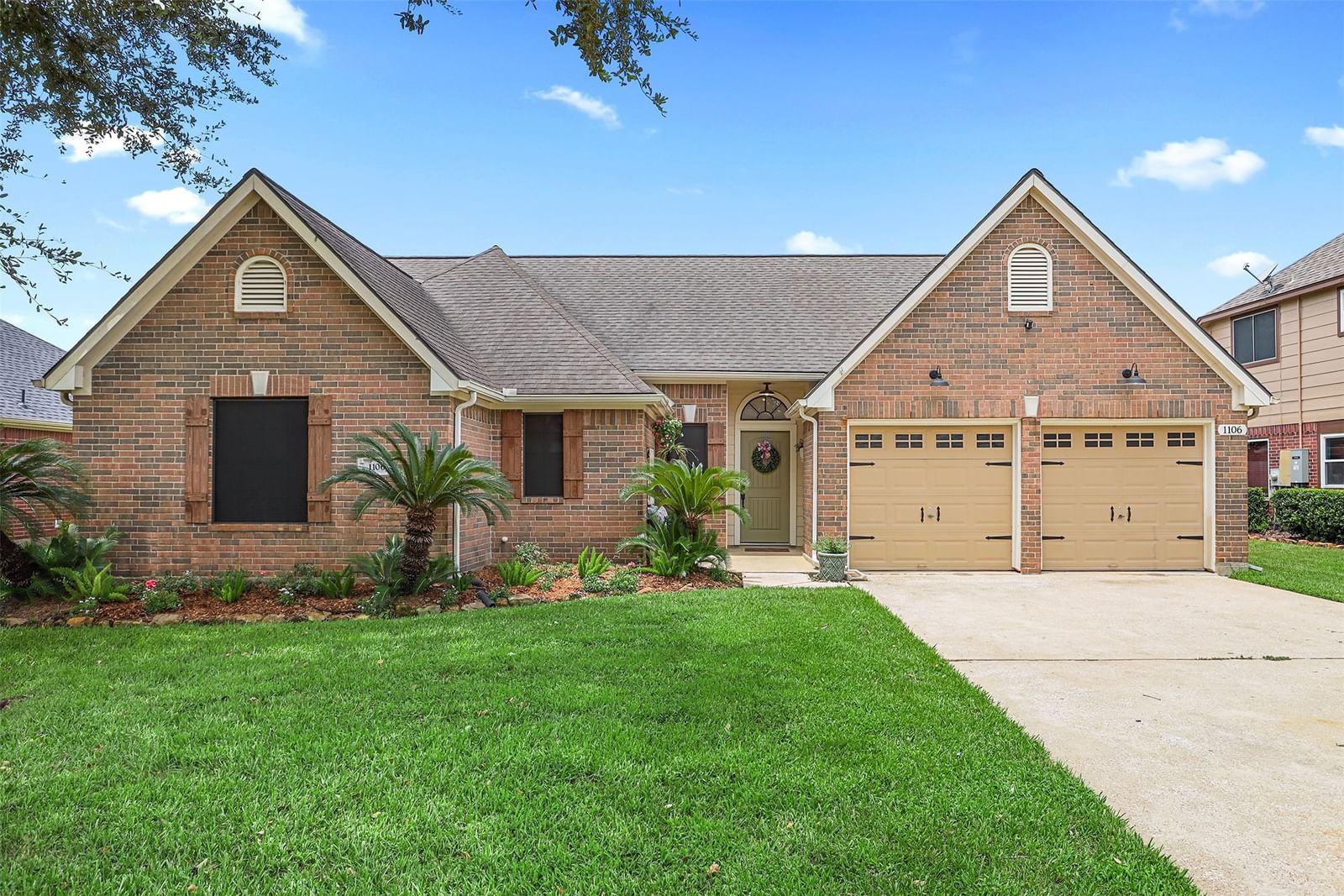 Real estate property located at 1106 Park Green, Harris, Park Green, Deer Park, TX, US