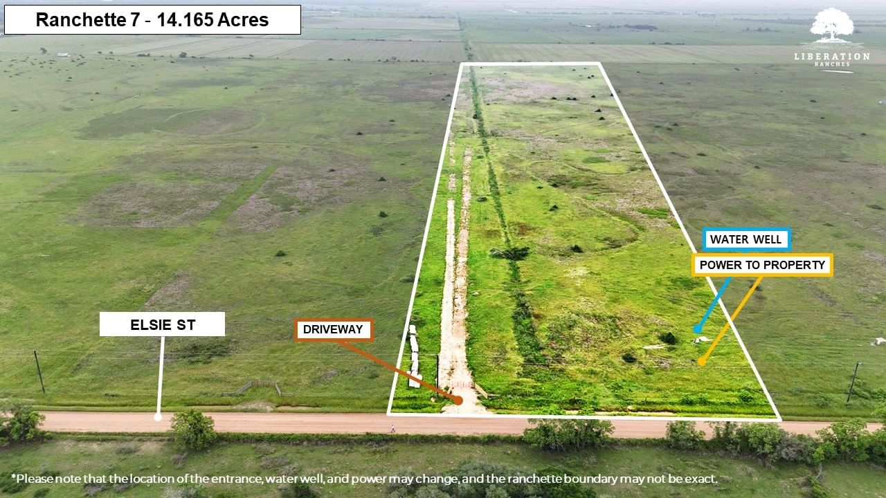 Real estate property located at 007 Elsie St, Colorado, A-285 I & GN RR, ACRES 14.165, TRACT 7, Garwood, TX, US