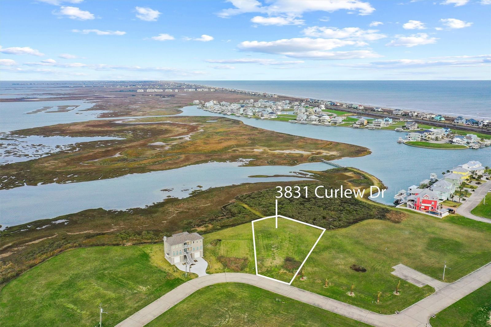 Real estate property located at 3831 Curlew, Galveston, Sunset Cove, Galveston, TX, US