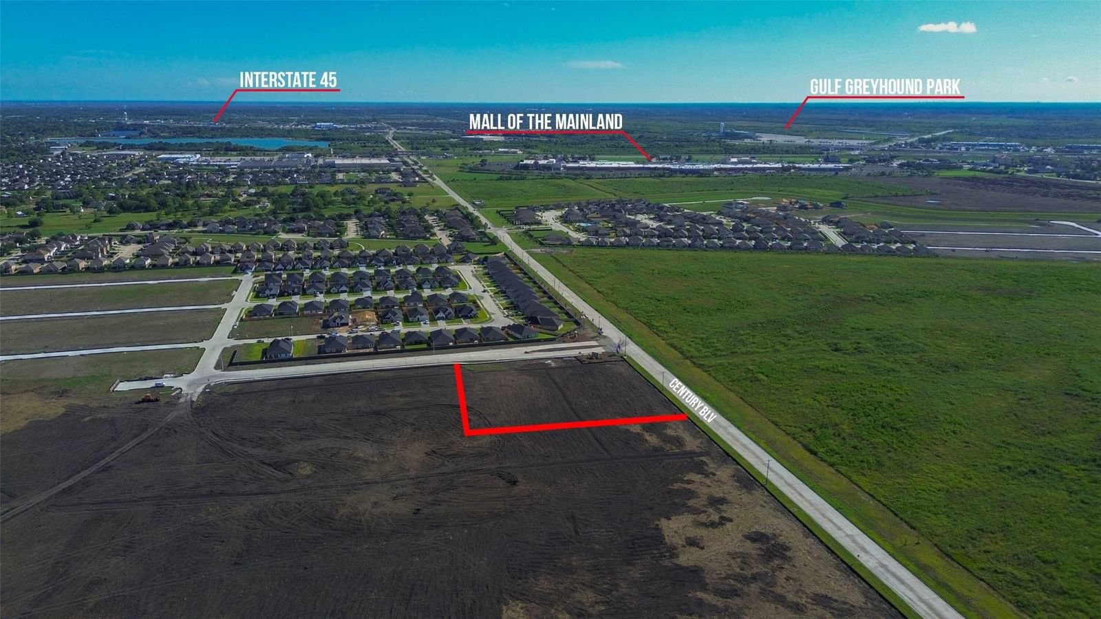 Real estate property located at 0 Century Blvd - Central Park, Galveston, Wilson, Texas City, TX, US