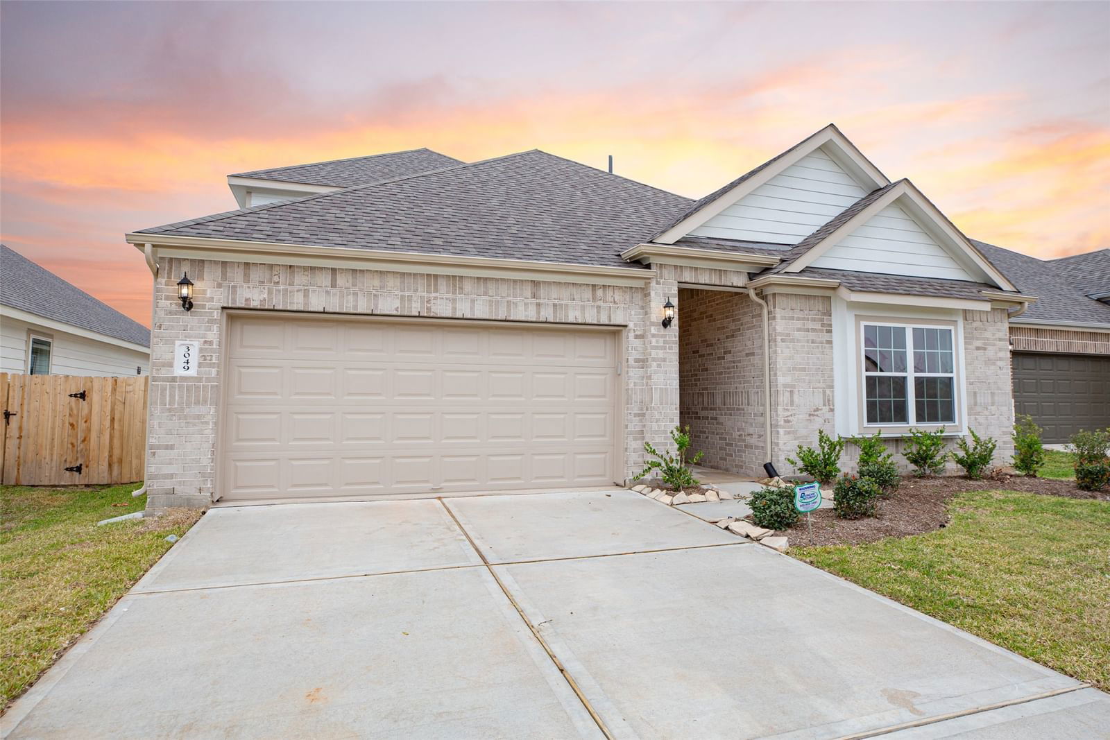 Real estate property located at 3049 Waxwing, Waller, Bluestem, Brookshire, TX, US