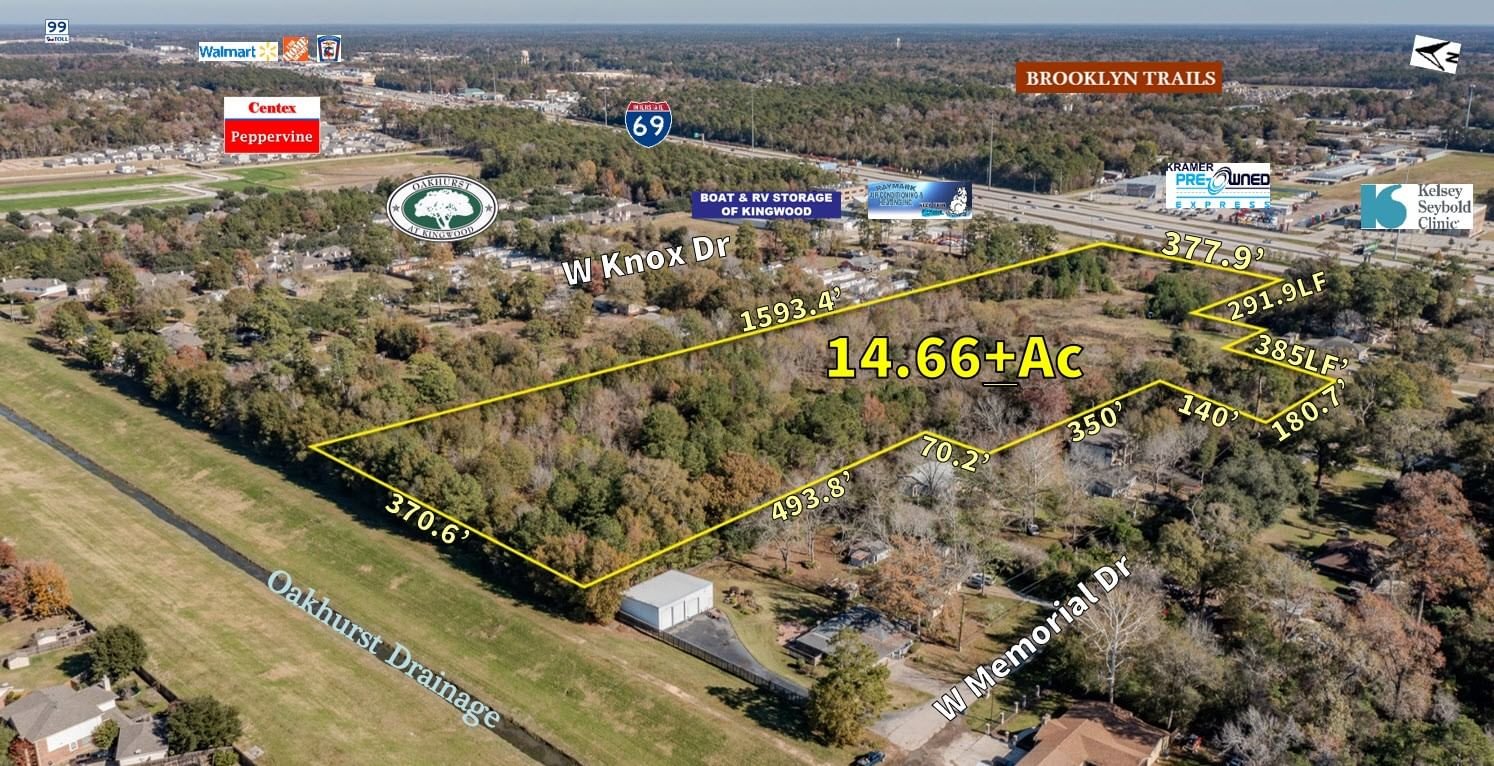 Real estate property located at 0 Hwy 59 and W Memorial Dr, Montgomery, RIVER OAKS ESTATES, Porter, TX, US