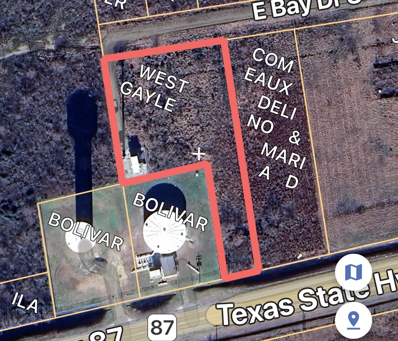 Real estate property located at 4304 East Bay Drive South, Galveston, West Grounds, Port Bolivar, TX, US