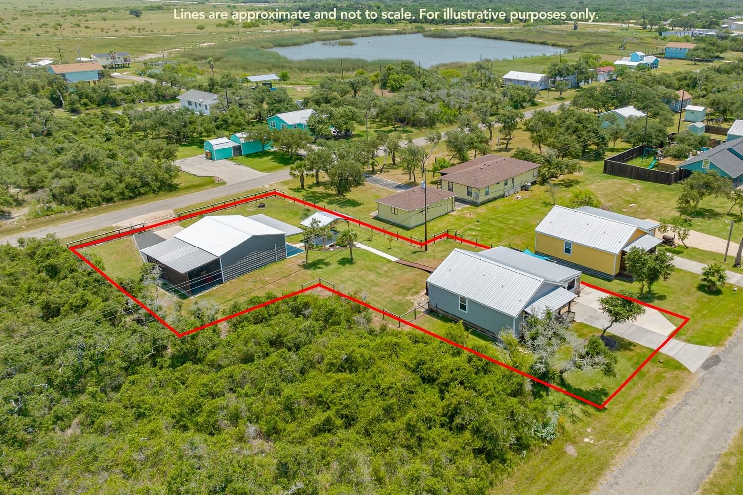 Real estate property located at 497 Live Oak, Aransas, Holiday Beach Mesquite Tree, Rockport, TX, US
