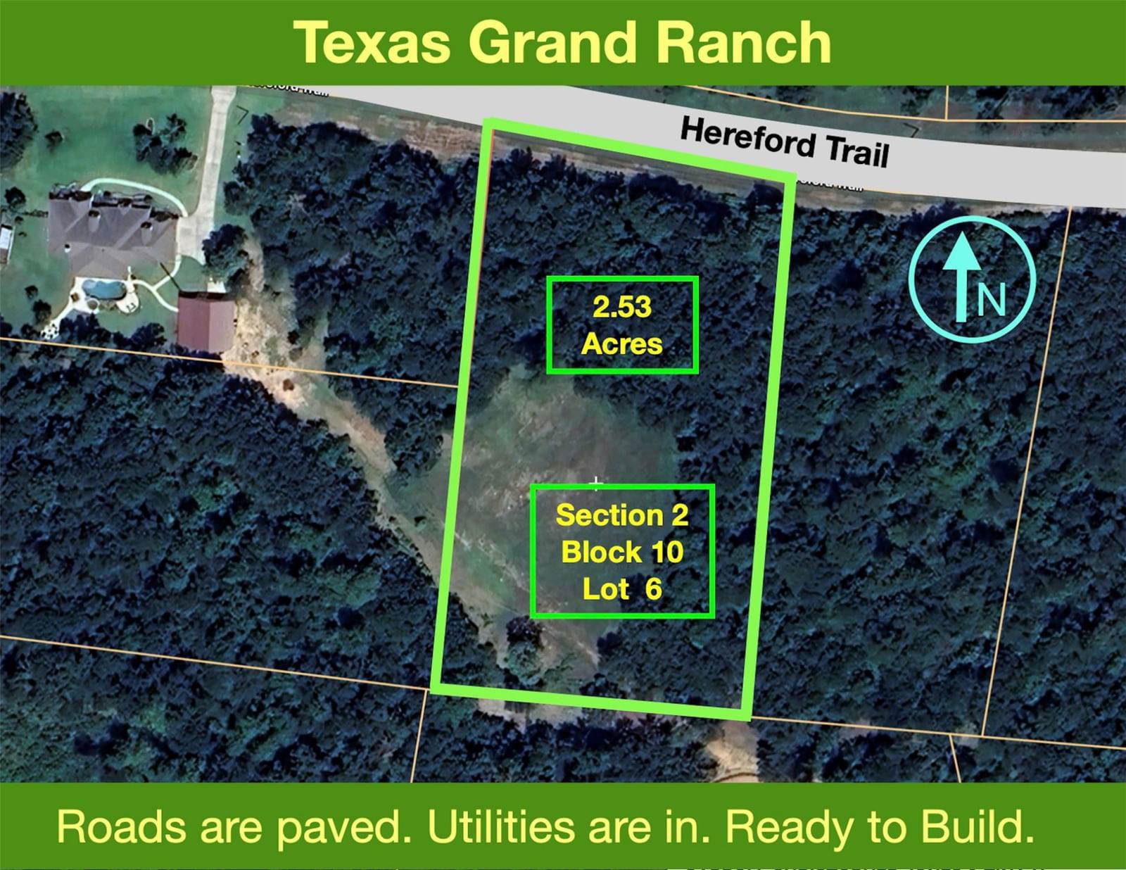 Real estate property located at 2-10-6 Hereford, Walker, Texas Grand Ranch, Huntsville, TX, US