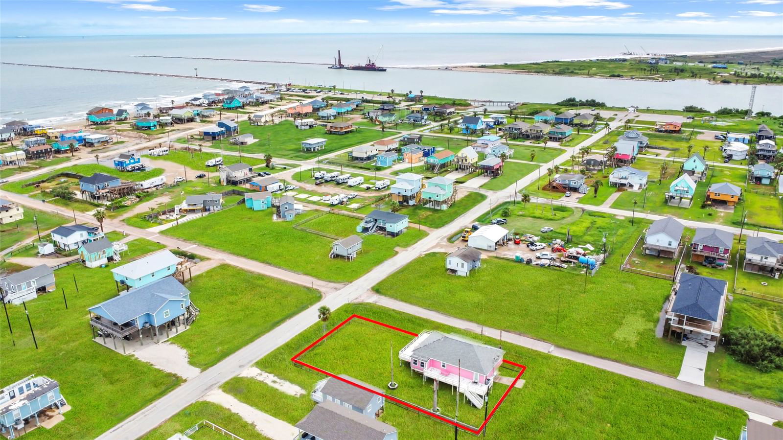 Real estate property located at 410 TEXAS STREET, Brazoria, SURFSIDE, Surfside Beach, TX, US