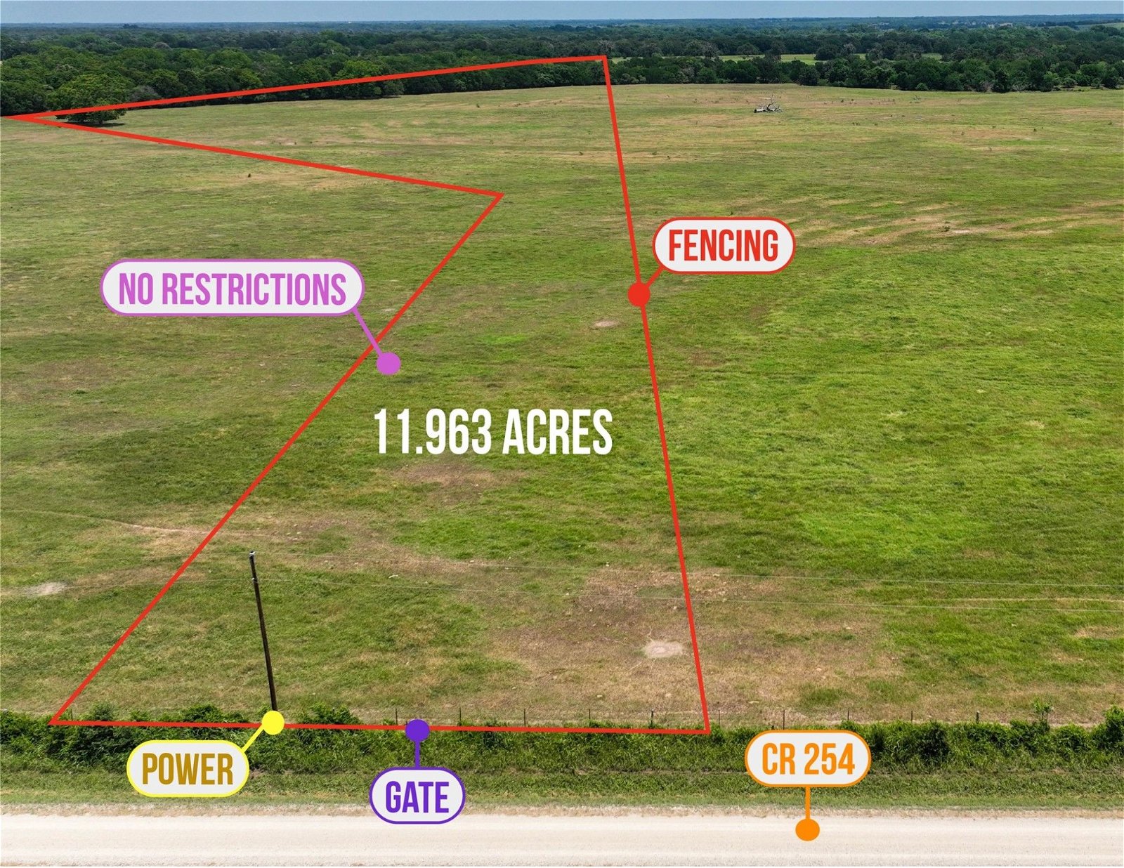 Real estate property located at Tract 6 County Rd 254, Falls, Reagan, TX, US