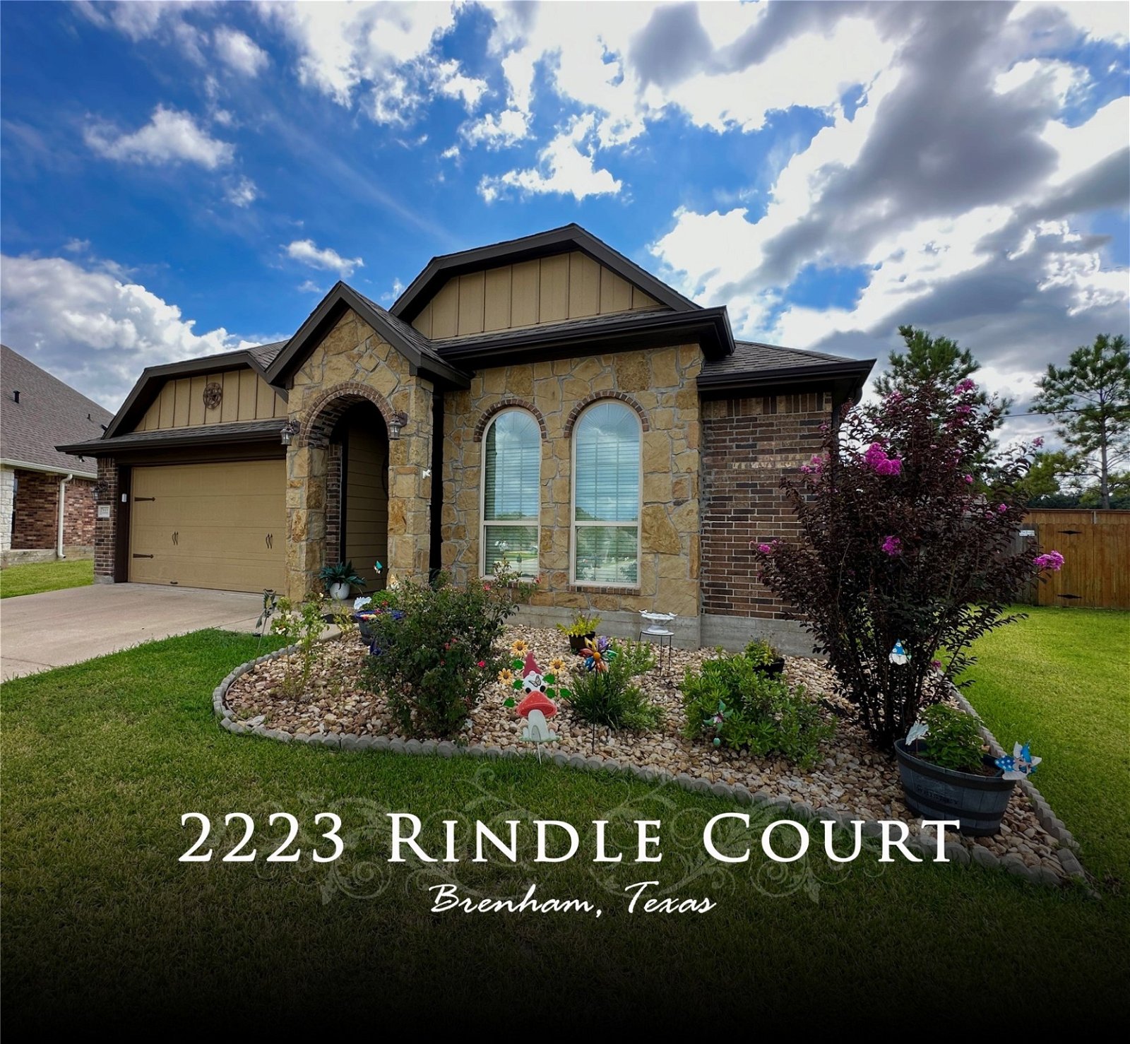 Real estate property located at 2223 Rindle, Washington, Ralston Creek Estates, Brenham, TX, US