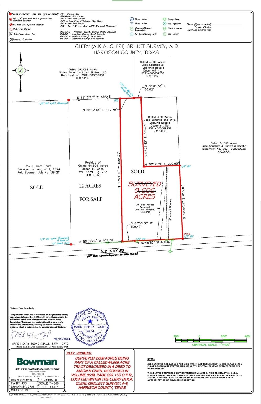 Real estate property located at 8000 US Highway 80, Harrison, GRILLETT, Marshall, TX, US