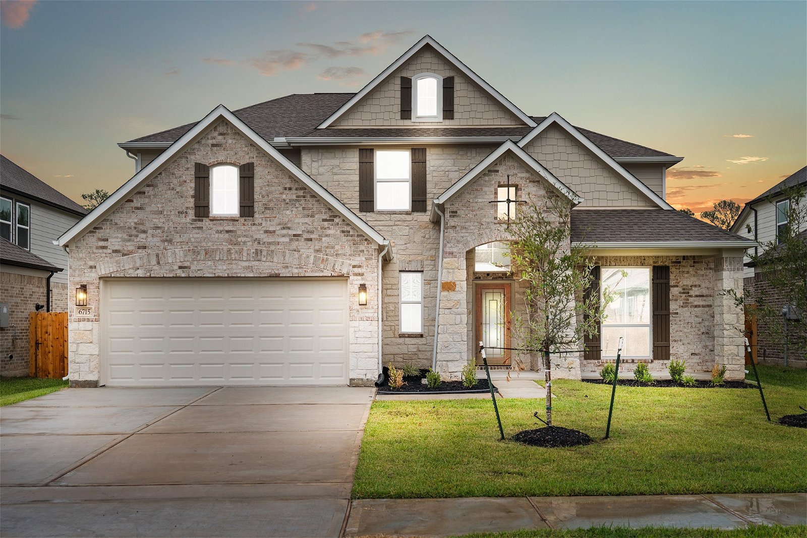 Real estate property located at 6715 Cypress Woods Mist, Montgomery, Cypresswood Point, Humble, TX, US