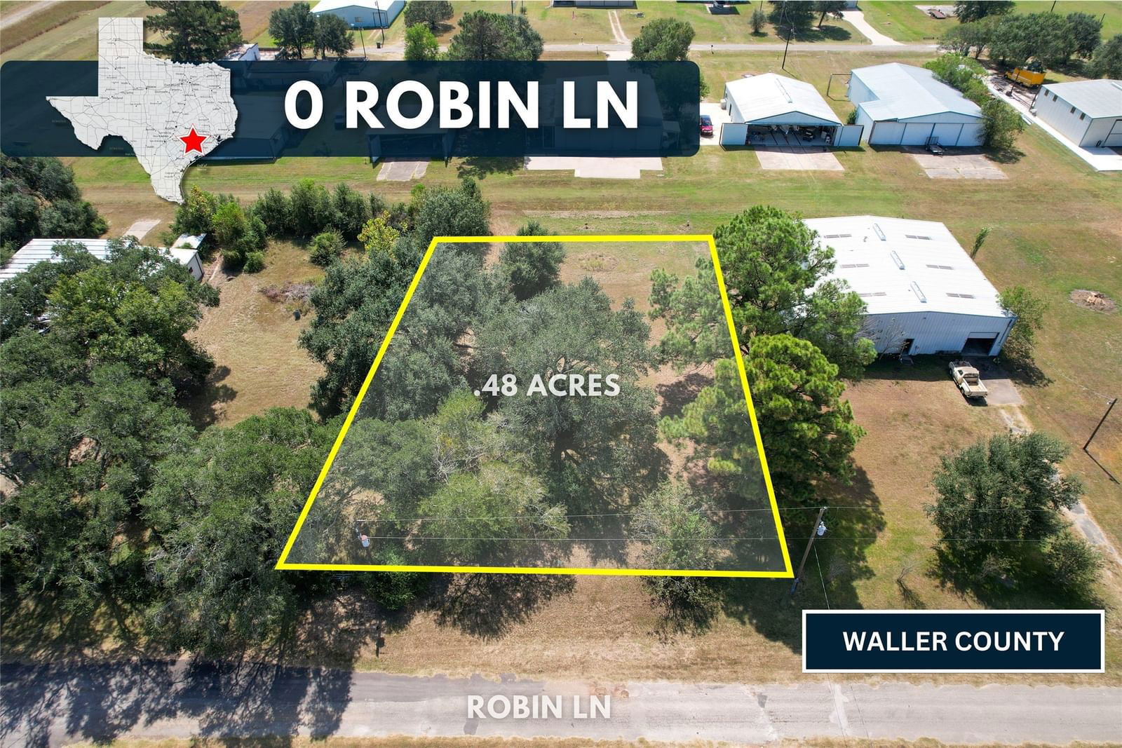 Real estate property located at 0 Robin, Waller, Sky Lakes 1, Waller, TX, US