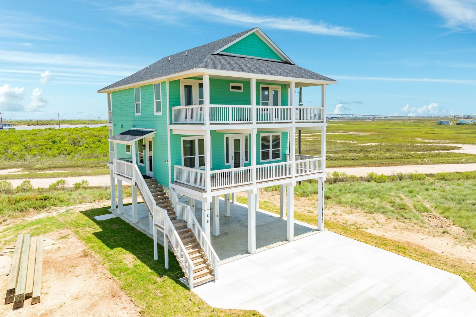 Real estate property located at 816 Coast Guard, Brazoria, Hilltop, Surfside Beach, TX, US