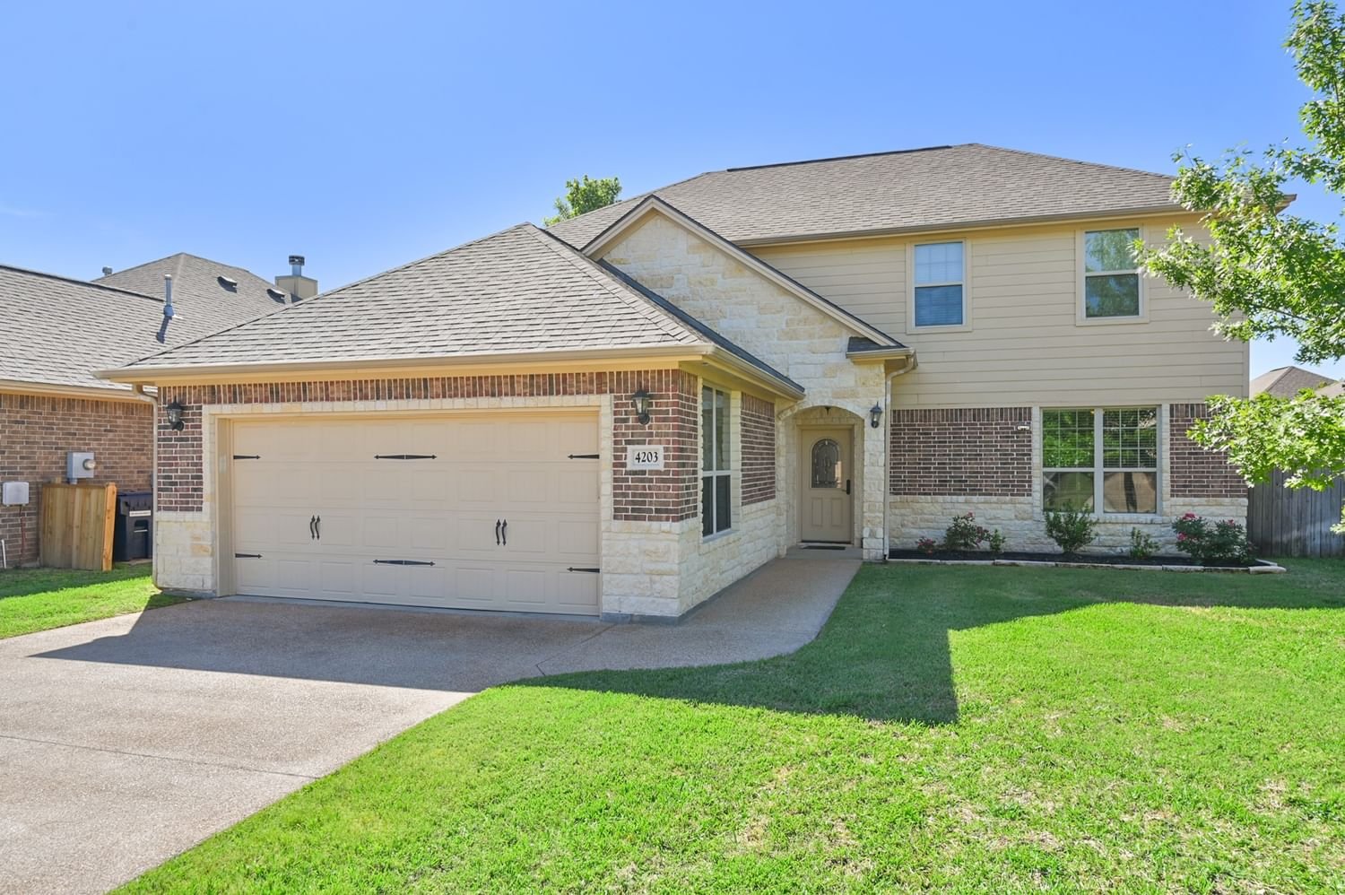 Real estate property located at 4203 Carnes, Brazos, Creek Mdws Sec 4 Ph 2b, College Station, TX, US
