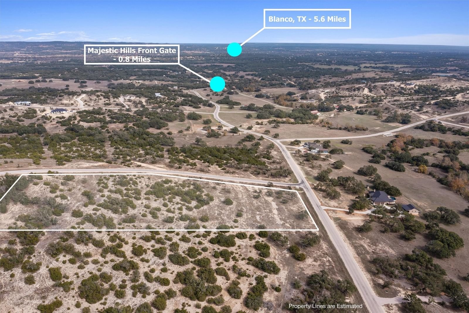 Real estate property located at 68 Majestic Hills, Blanco, Majestic Hills, Blanco, TX, US