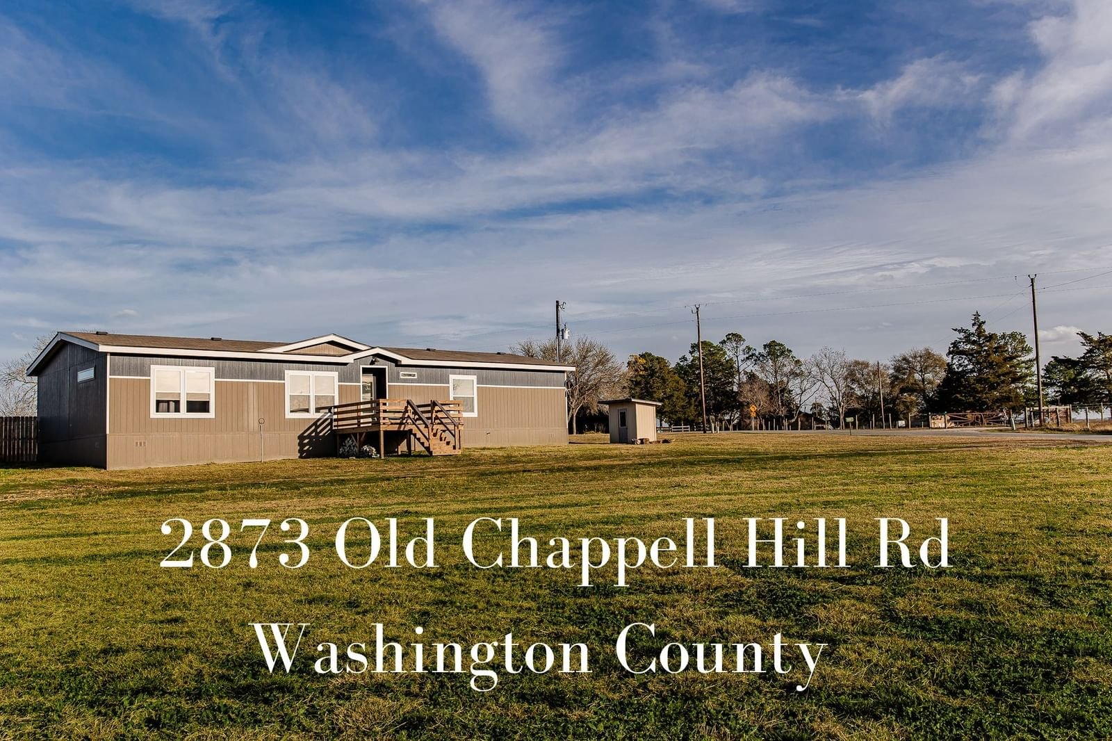 Real estate property located at 2873 Old Chappell Hill, Washington, A0106 - A0106 - Walker, James, Brenham, TX, US