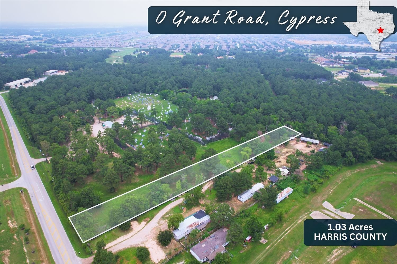 Real estate property located at TBD Grant, Harris, GRANT PLAZA, Cypress, TX, US