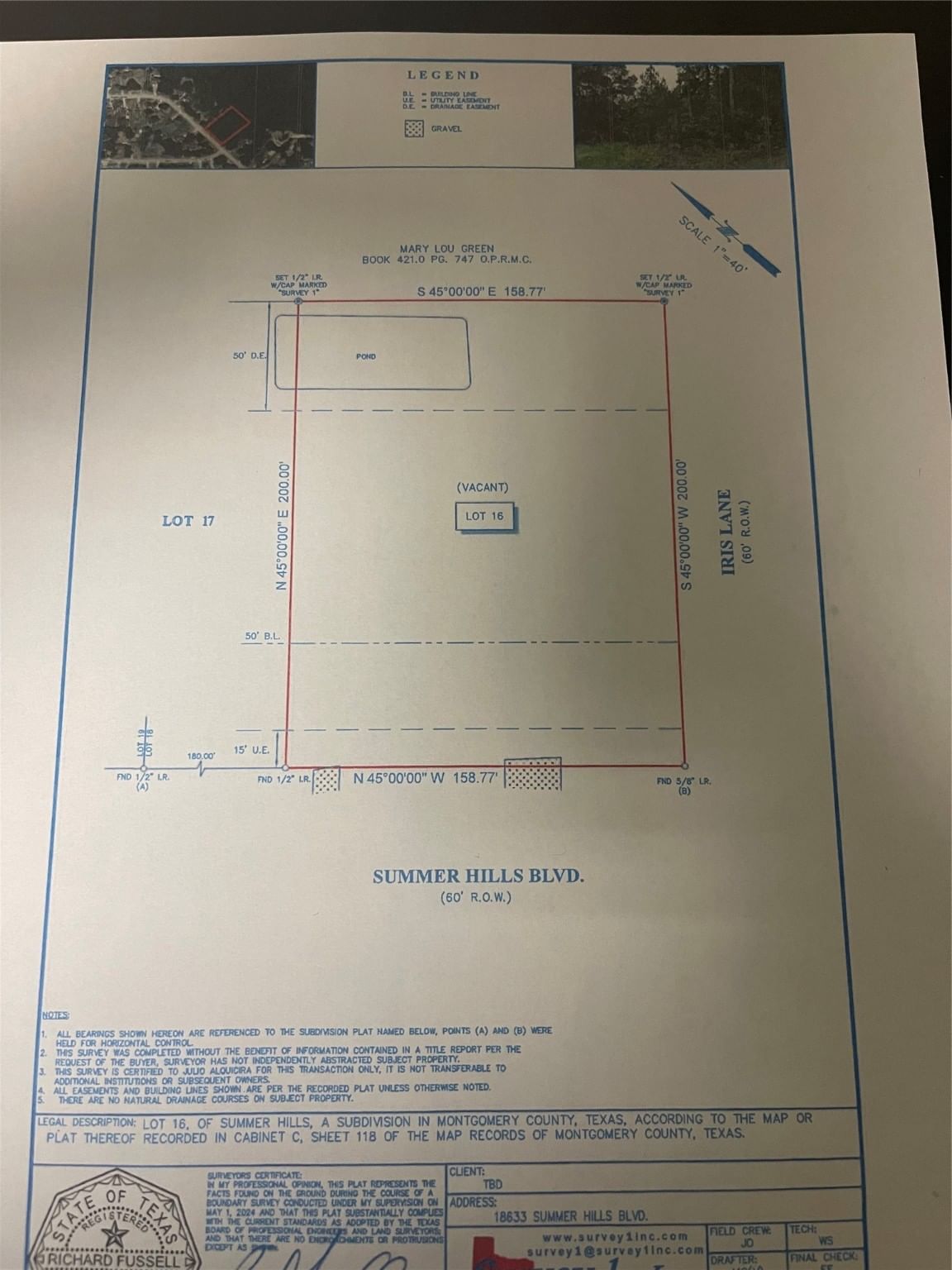 Real estate property located at 18633 Summer Hills, Montgomery, Summer Hills 01, Porter, TX, US