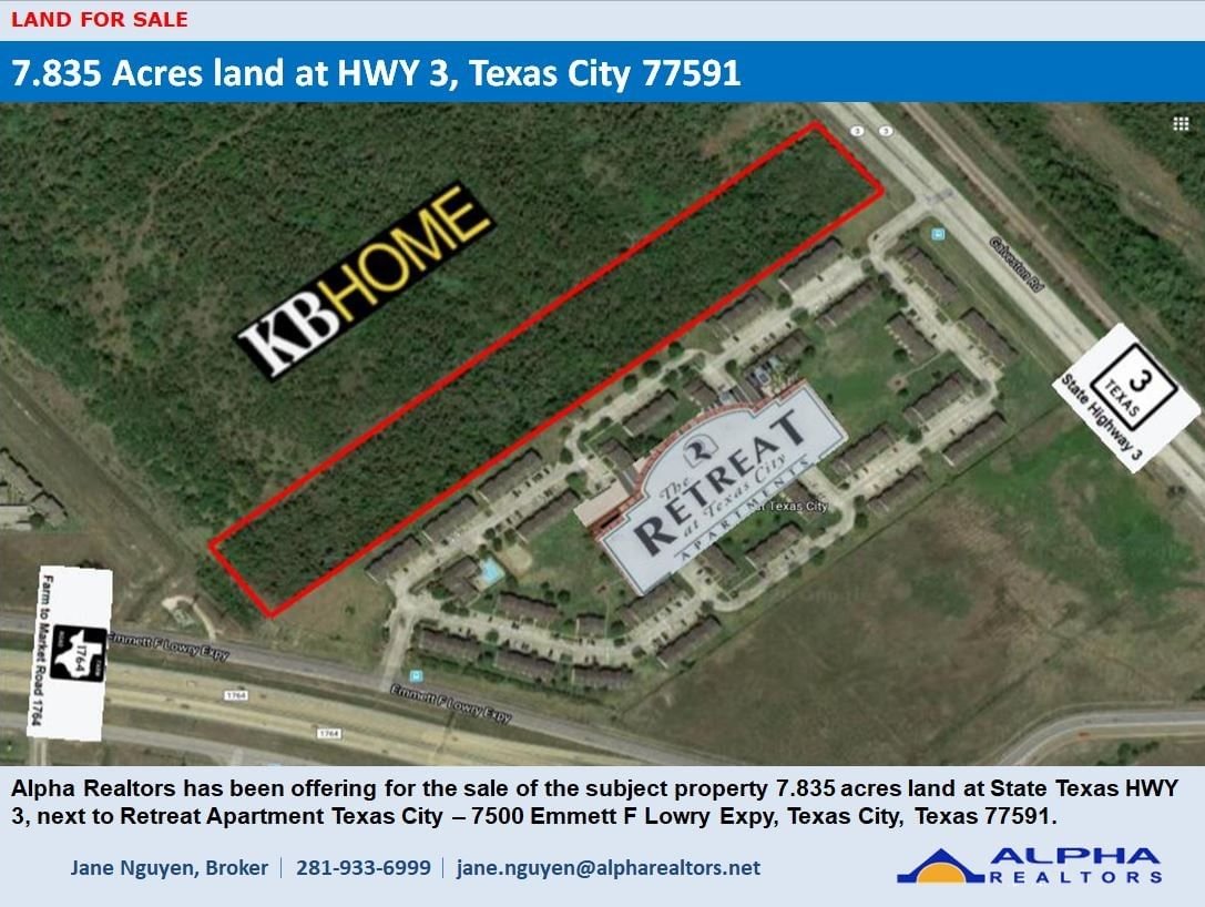 Real estate property located at 0 HWY 3, Galveston, Motor, Texas City, TX, US