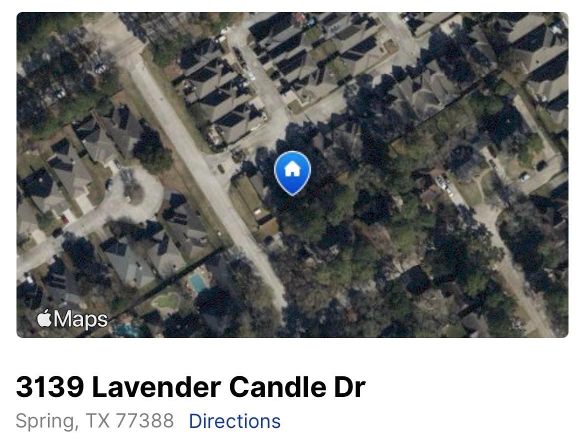 Real estate property located at 3139 Lavender Candle, Harris, Candlelight Park Estates Sec 04, Spring, TX, US