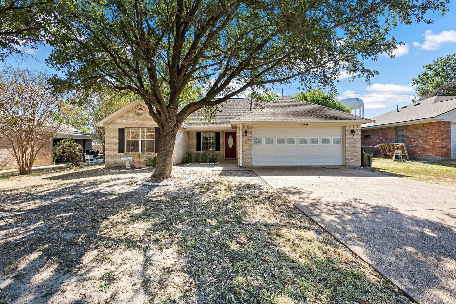 Real estate property located at 1809 Trent, Brazos, Wood Forest Ph 02, Bryan, TX, US