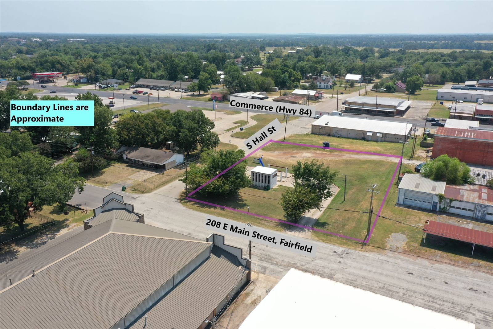 Real estate property located at 208 Main, Freestone, Town/Fairfeild, Fairfield, TX, US