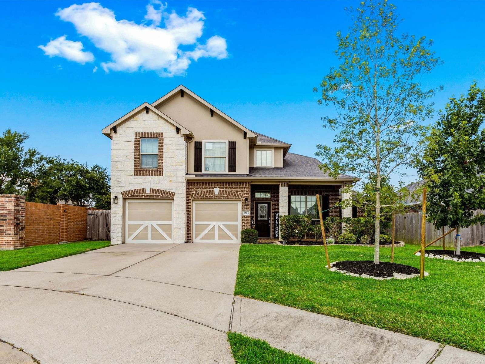 Real estate property located at 1523 Mexia Springs, Galveston, Hidden Lakes Sec 5 Ph 1a 2014, League City, TX, US