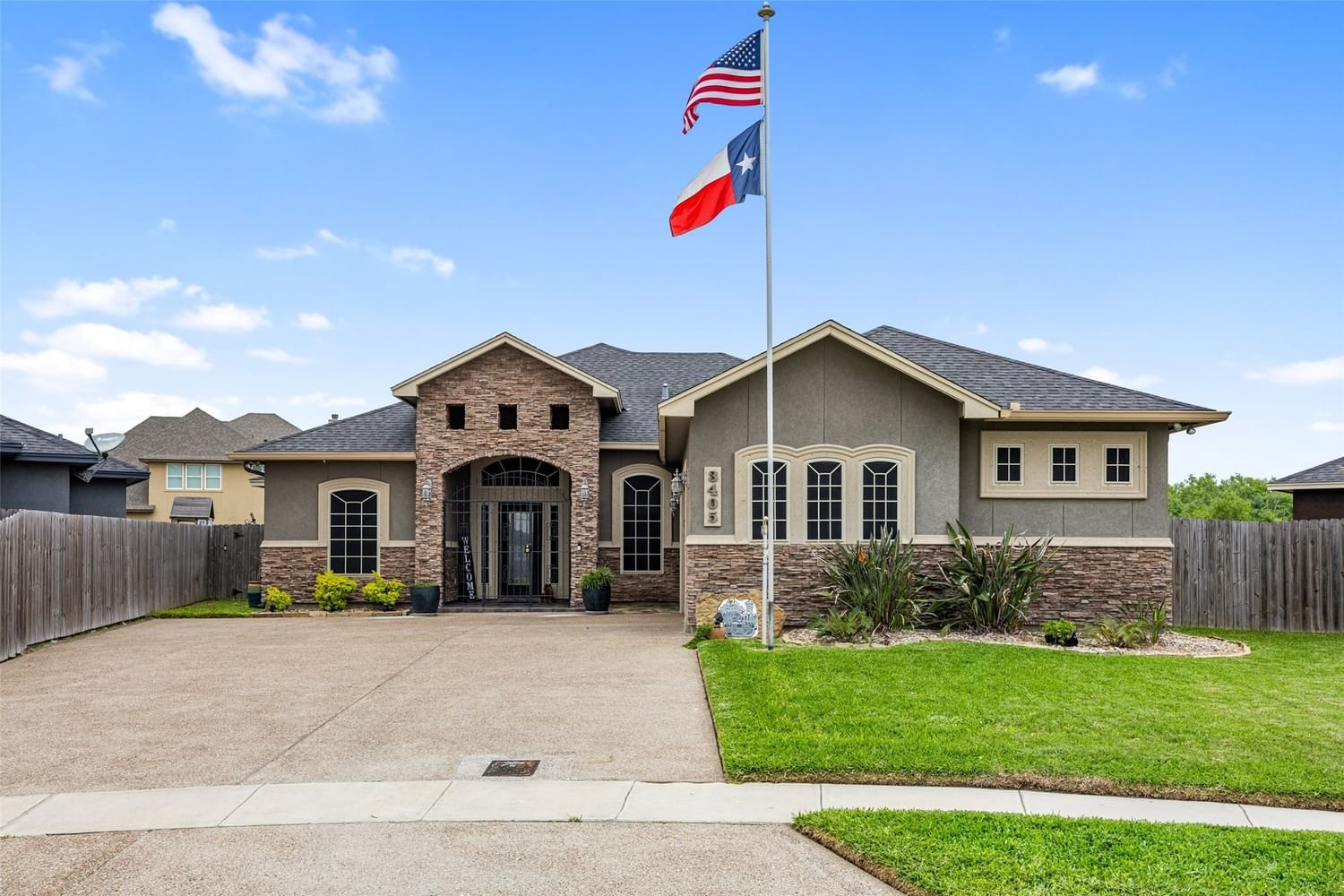 Real estate property located at 3405 Spurs Nation, Nueces, Bordeaux Place, Corpus Christi, TX, US
