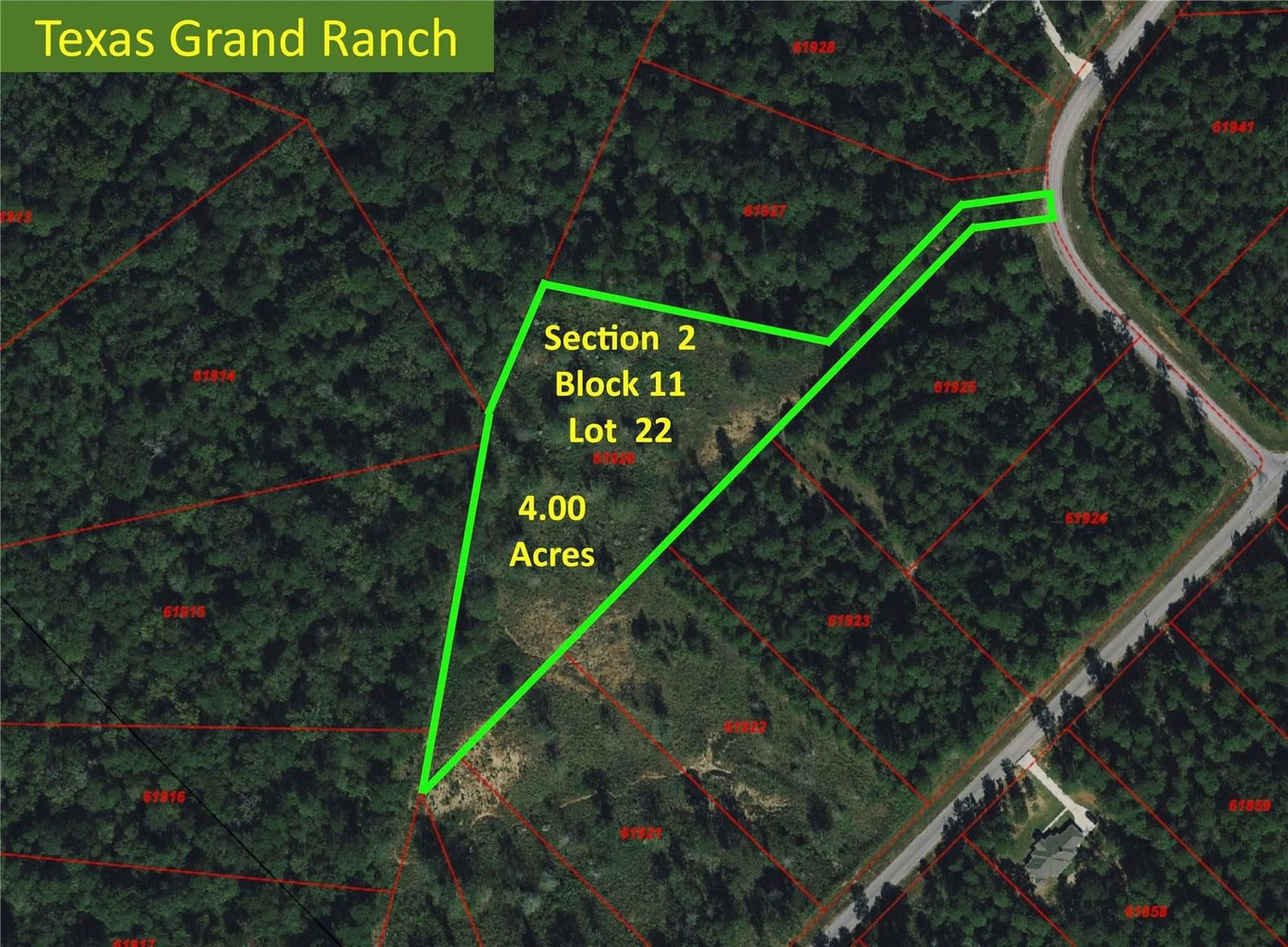 Real estate property located at 2-11-22 Red Hawk, Walker, I Texas Grand Ranch Ph 2, Huntsville, TX, US