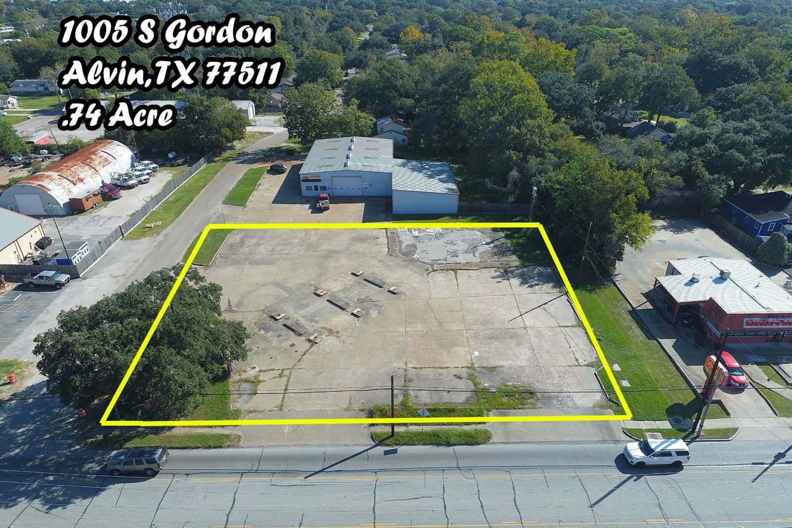 Real estate property located at 1005 Gordon, Brazoria, H T & B R R, Alvin, TX, US