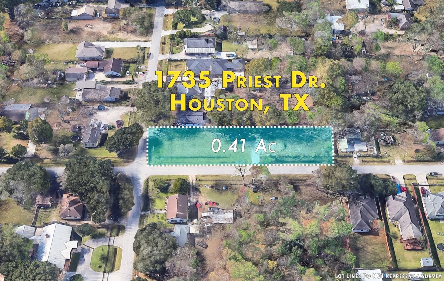 Real estate property located at 1735 Priest, Harris, Archers Wright Acres Sec 02, Houston, TX, US