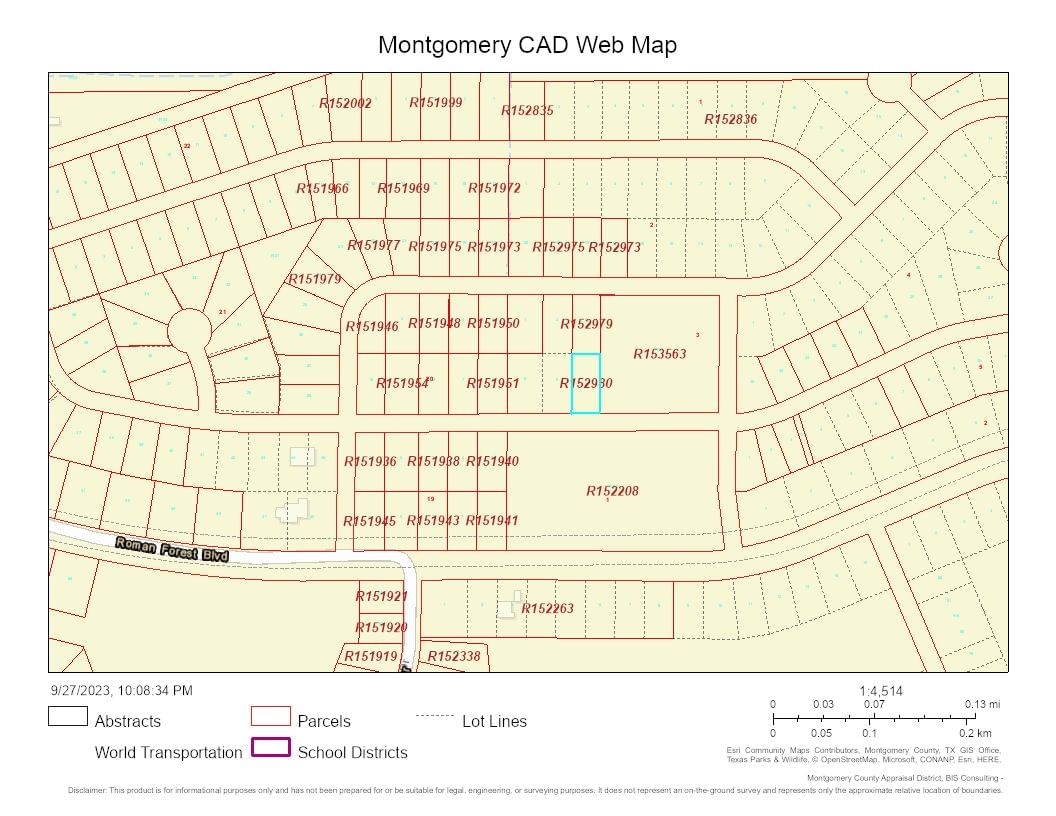 Real estate property located at TBD Green Leaf, Montgomery, Roman Forest 06, New Caney, TX, US