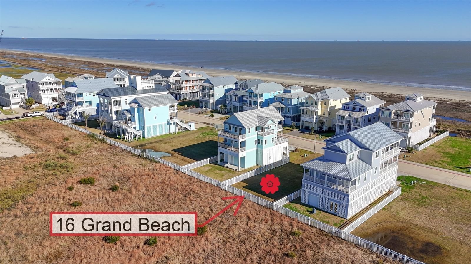 Real estate property located at 16 Grand Beach, Galveston, The Preserve At Grand Beach 2, Galveston, TX, US