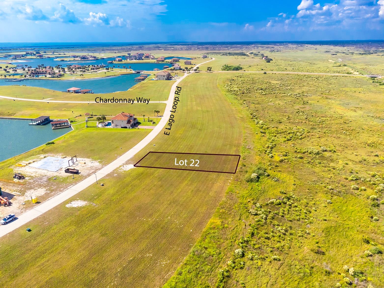 Real estate property located at TBD E Lago Loop, Calhoun, The Sanctuary Sub Ph 1 Po, Port O Connor, TX, US