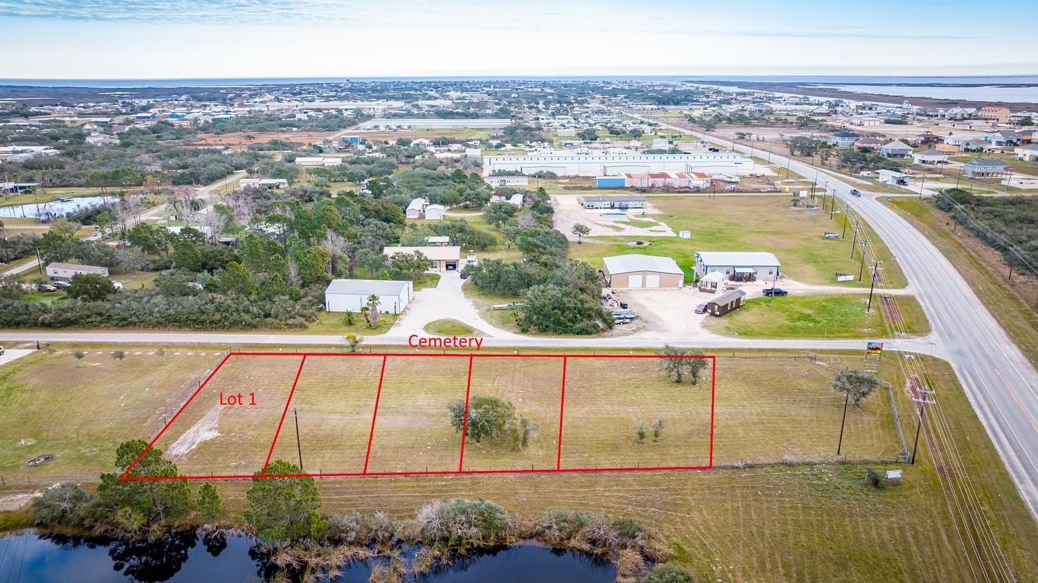 Real estate property located at Lot 1 Cemetery, Calhoun, PERSHALL SUBD (POC), Port O Connor, TX, US