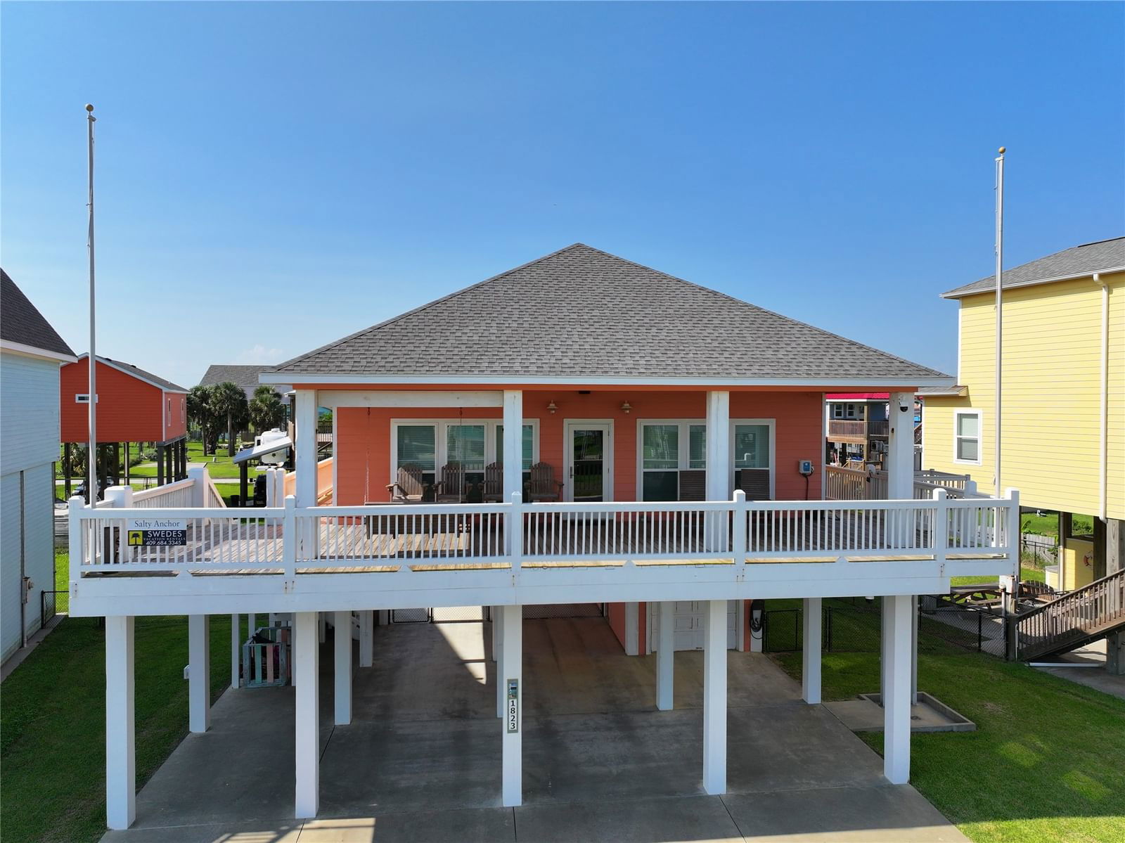 Real estate property located at 1823 Pompano, Galveston, Blalock, Crystal Beach, TX, US