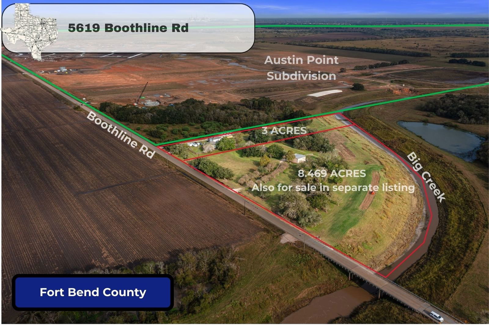 Real estate property located at 5619 Boothline, Fort Bend, W T Austin, Richmond, TX, US