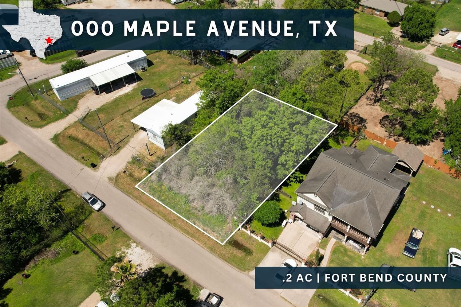 Real estate property located at 000 Maple, Fort Bend, Ridgewood Estates, Fresno, TX, US