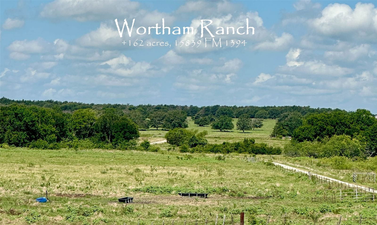 Real estate property located at 15839 FM 1394, Freestone, None, Wortham, TX, US