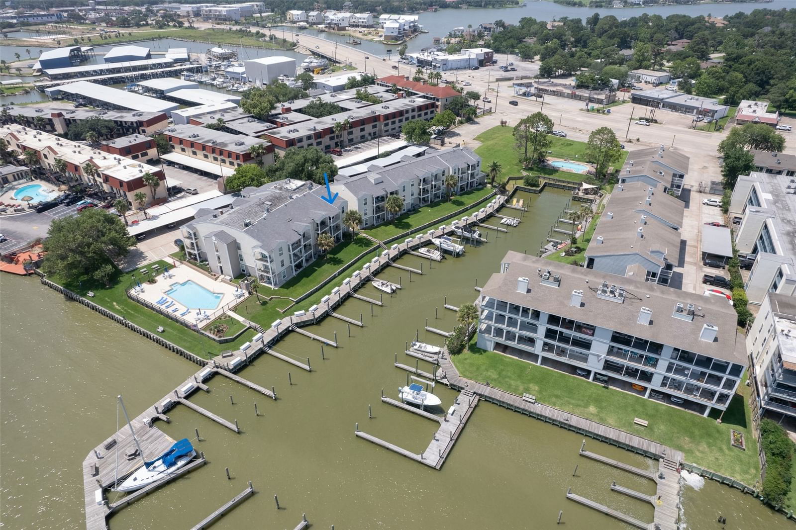 Real estate property located at 306 Yacht Club #306, Harris, Yacht Club Condo Ph 01, Seabrook, TX, US