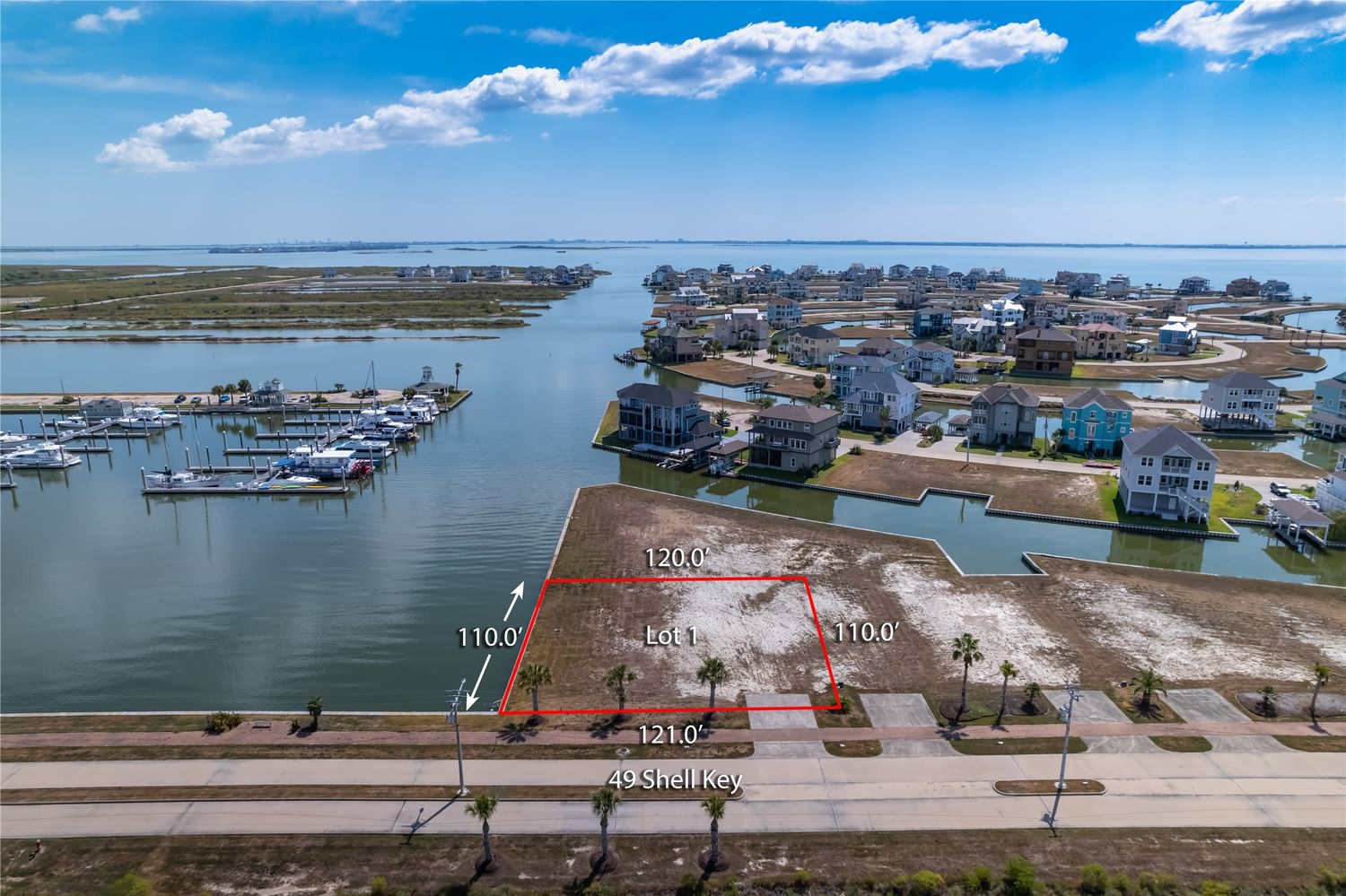 Real estate property located at 49 Shell, Galveston, Harborwalk Sec 5 2006, Hitchcock, TX, US