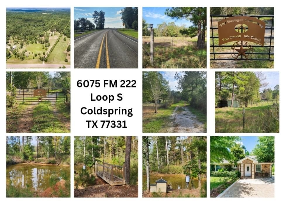 Real estate property located at 6075 Fm 222, San Jacinto, N/A, Coldspring, TX, US