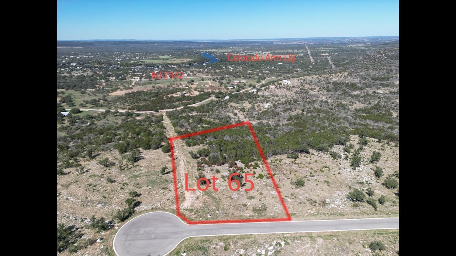 Real estate property located at Lot 65 TBD Big Creek Drive, Big Creek Ranch, Burnet, Big Crk Ranch Ph 1, Kingsland, TX, US