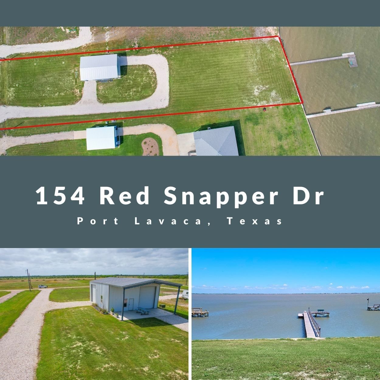 Real estate property located at 154 Red Snapper, Calhoun, Captains Cove Sub Sec Two, Port Lavaca, TX, US