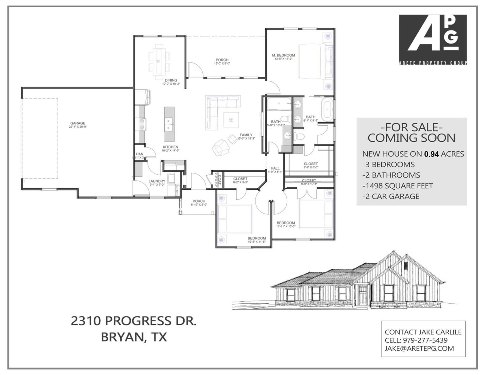 Real estate property located at 2310 Progress, Washington, Ullrich Medve, Brenham, TX, US