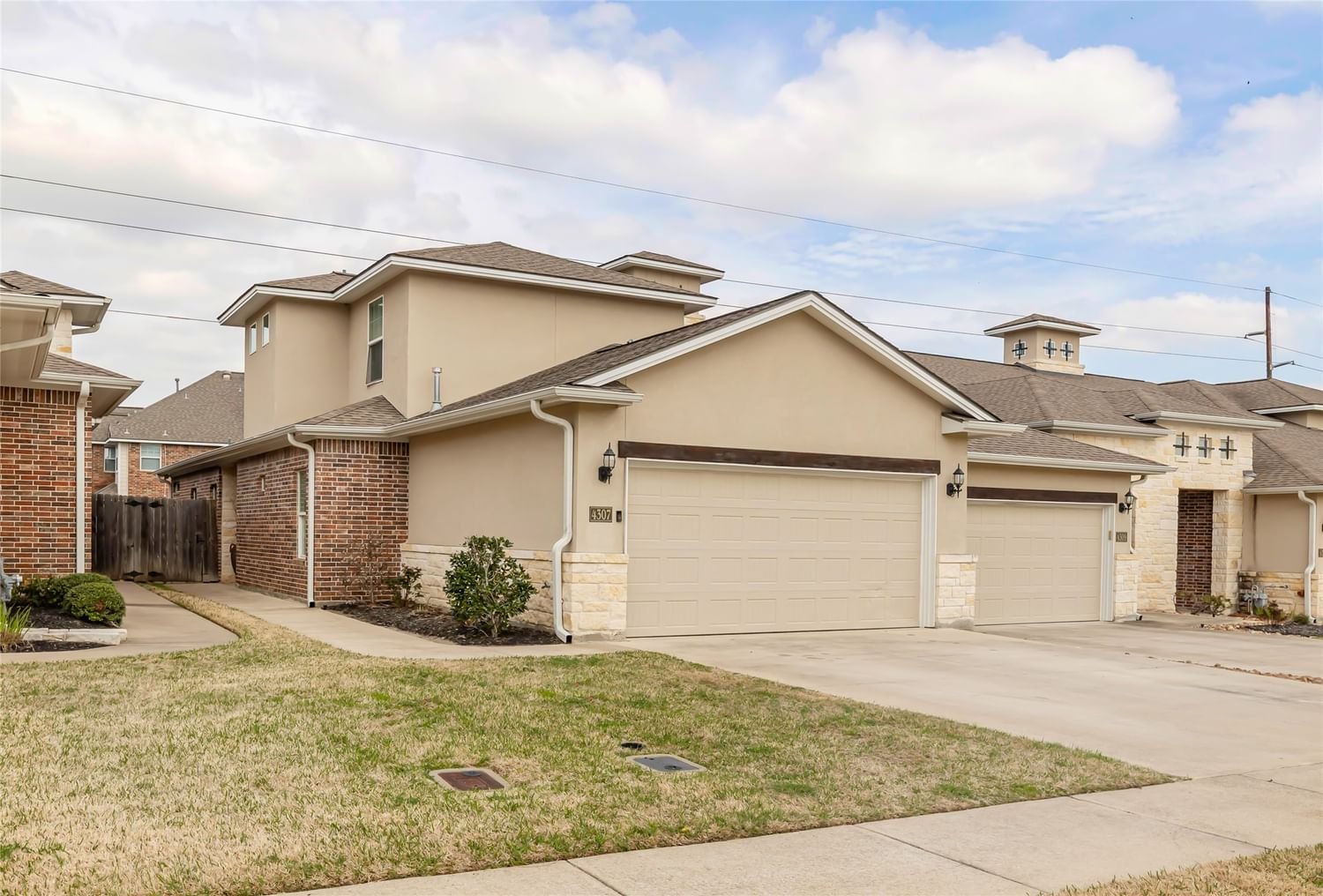 Real estate property located at 4307 Dawn Lynn, Brazos, Spring Creek Twnhms Ph 02, College Station, TX, US
