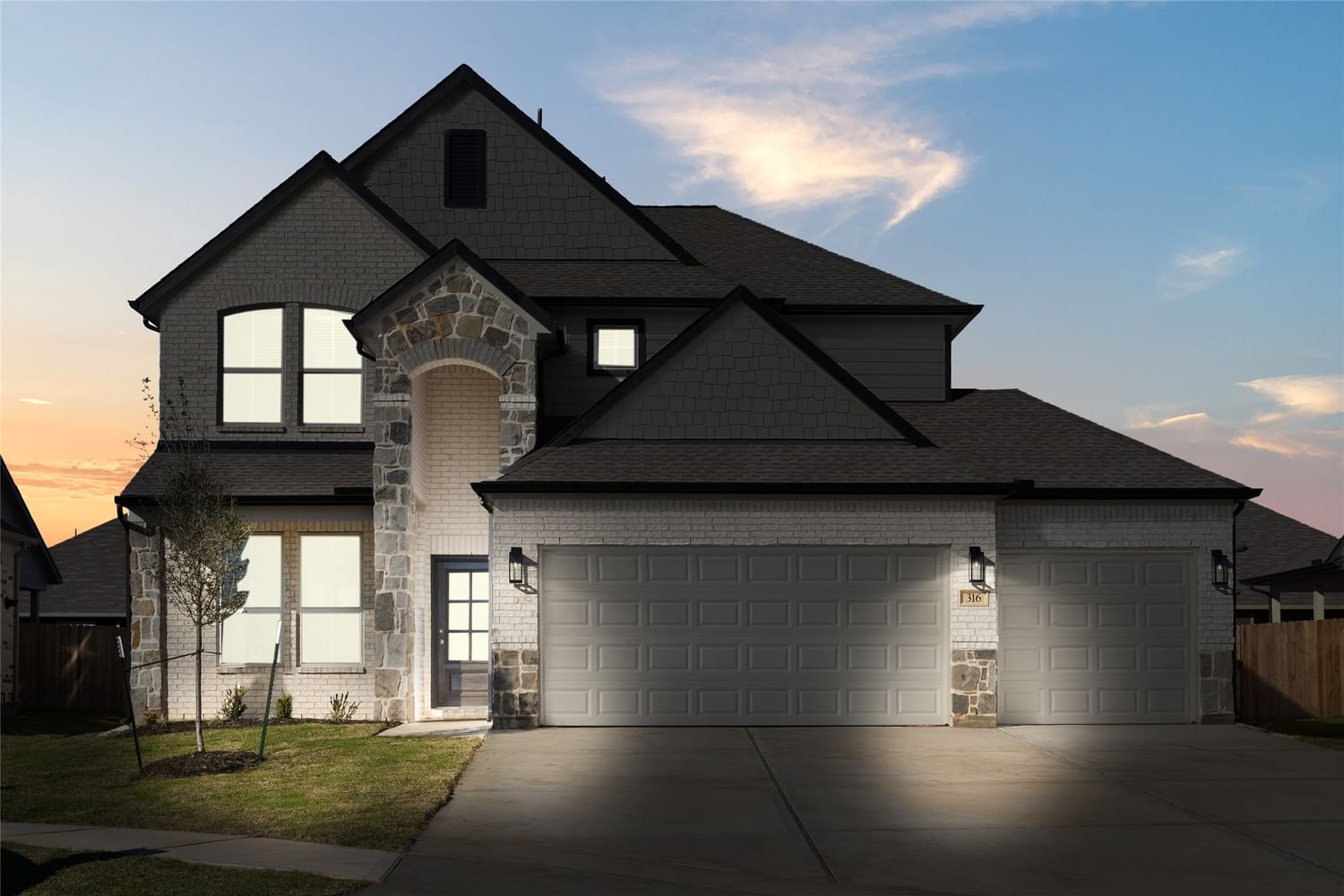 Real estate property located at 316 West Tranquil Fields, Waller, Waller, TX, US